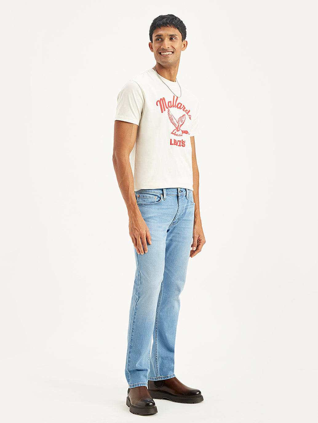 Men's 511 Light Blue Slim Fit Mid Rise Jeans