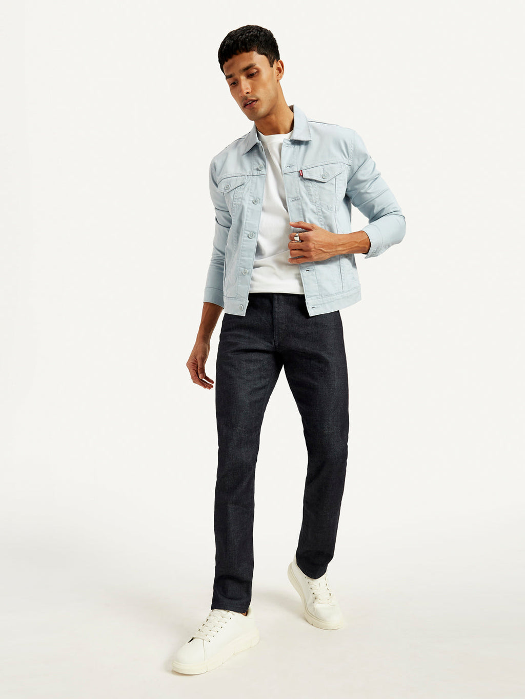 Men's 511 Navy Blue Slim Fit Mid Rise Jeans
