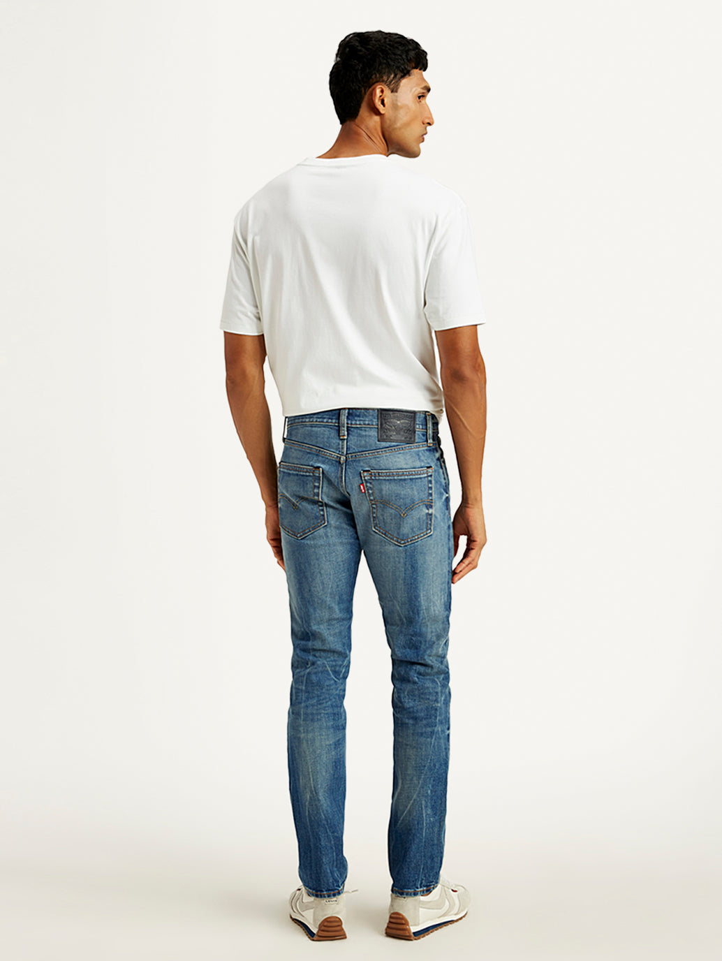 Men's 511 Blue Slim Fit Mid Rise Jeans