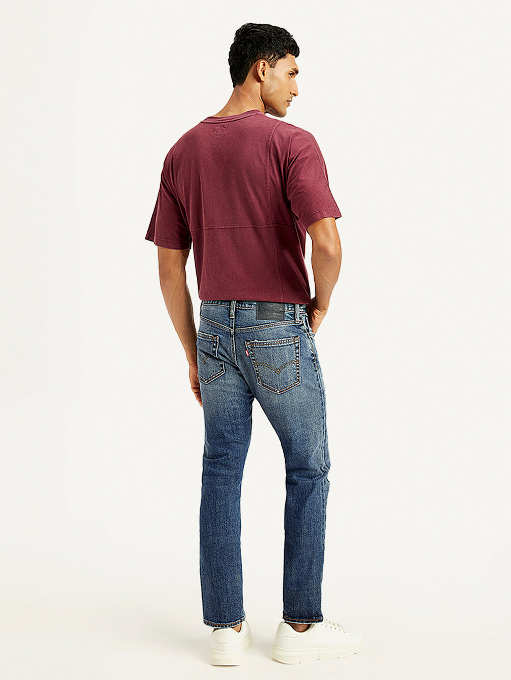 Men's 511 Blue Slim Fit Mid Rise Jeans