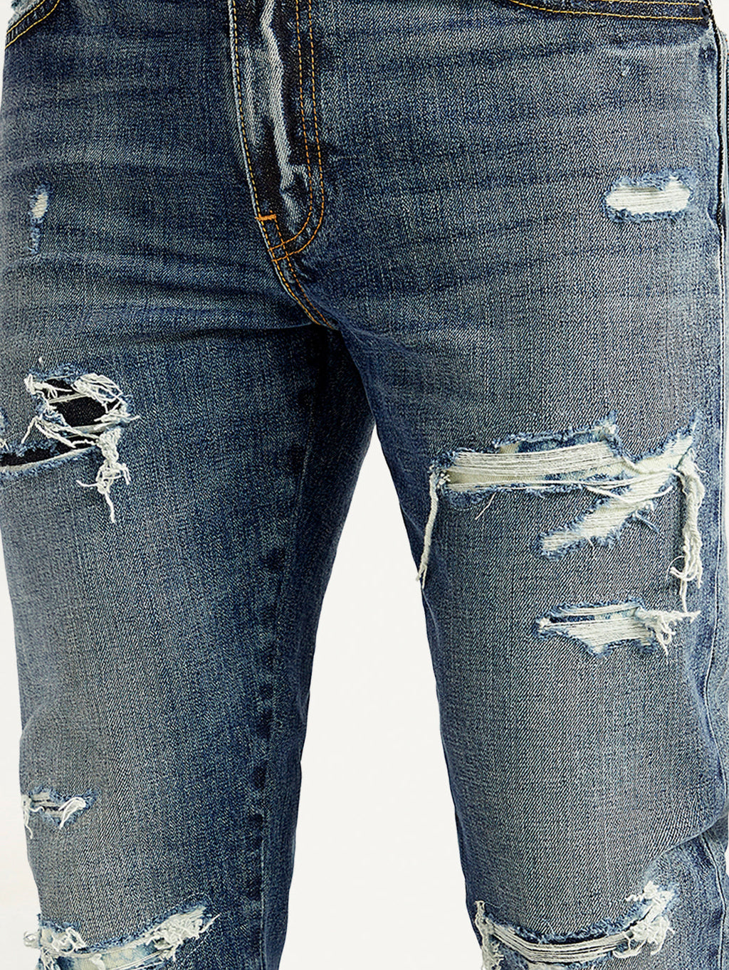 Men's 511 Blue Slim Fit Mid Rise Jeans