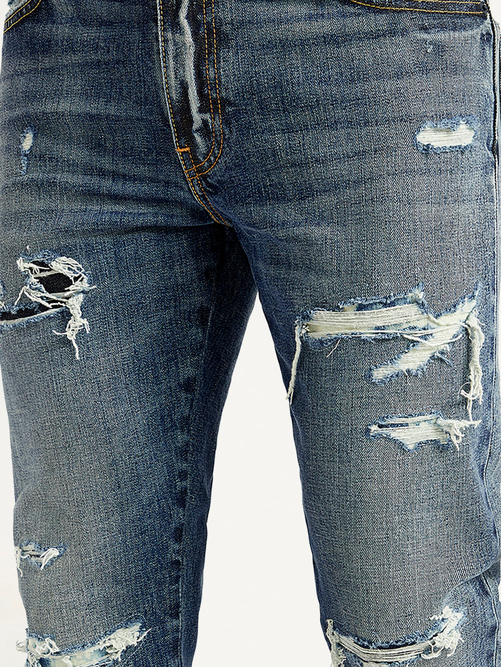 Men's 511 Blue Slim Fit Mid Rise Jeans
