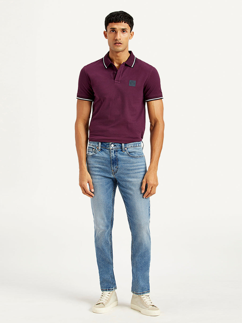 Men's 511 Blue Slim Fit Mid Rise Jeans