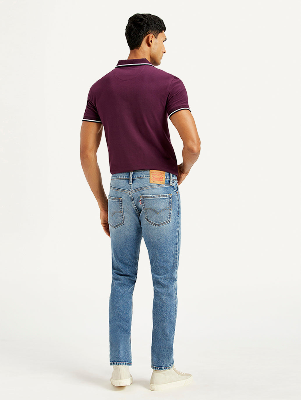 Men's 511 Blue Slim Fit Mid Rise Jeans