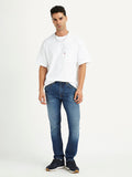 Men's 511 Blue Slim Fit Mid Rise Jeans