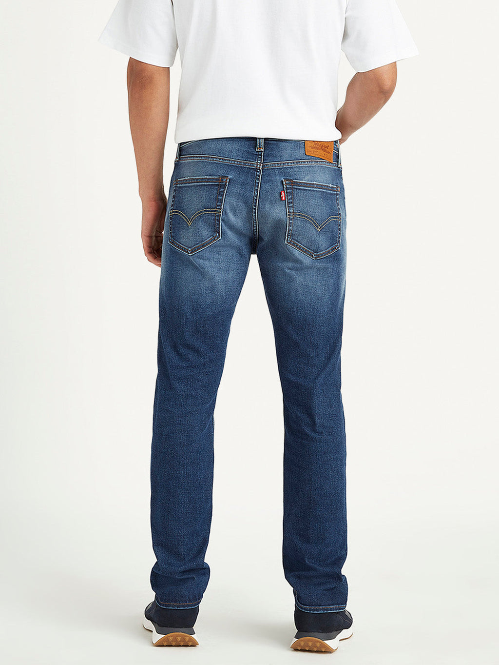 Men's 511 Blue Slim Fit Mid Rise Jeans