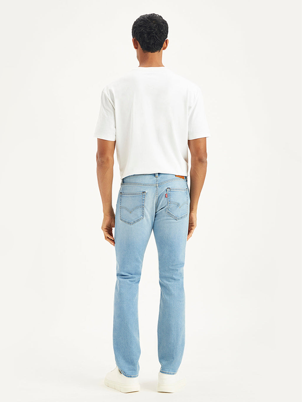 Men's 511 Light Blue Slim Fit Mid Rise Jeans