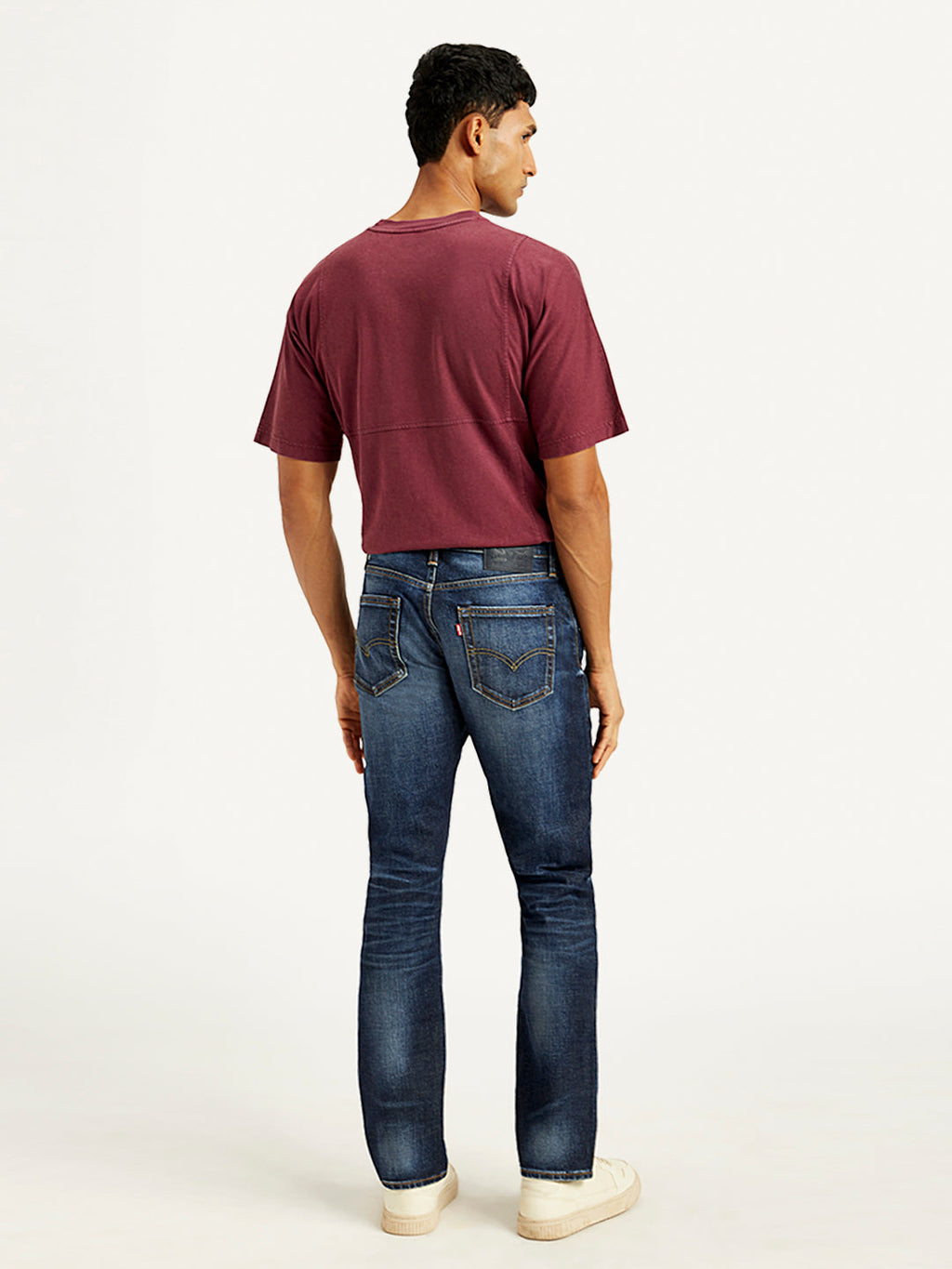 Men's 511 Navy Blue Slim Fit Mid Rise Jeans