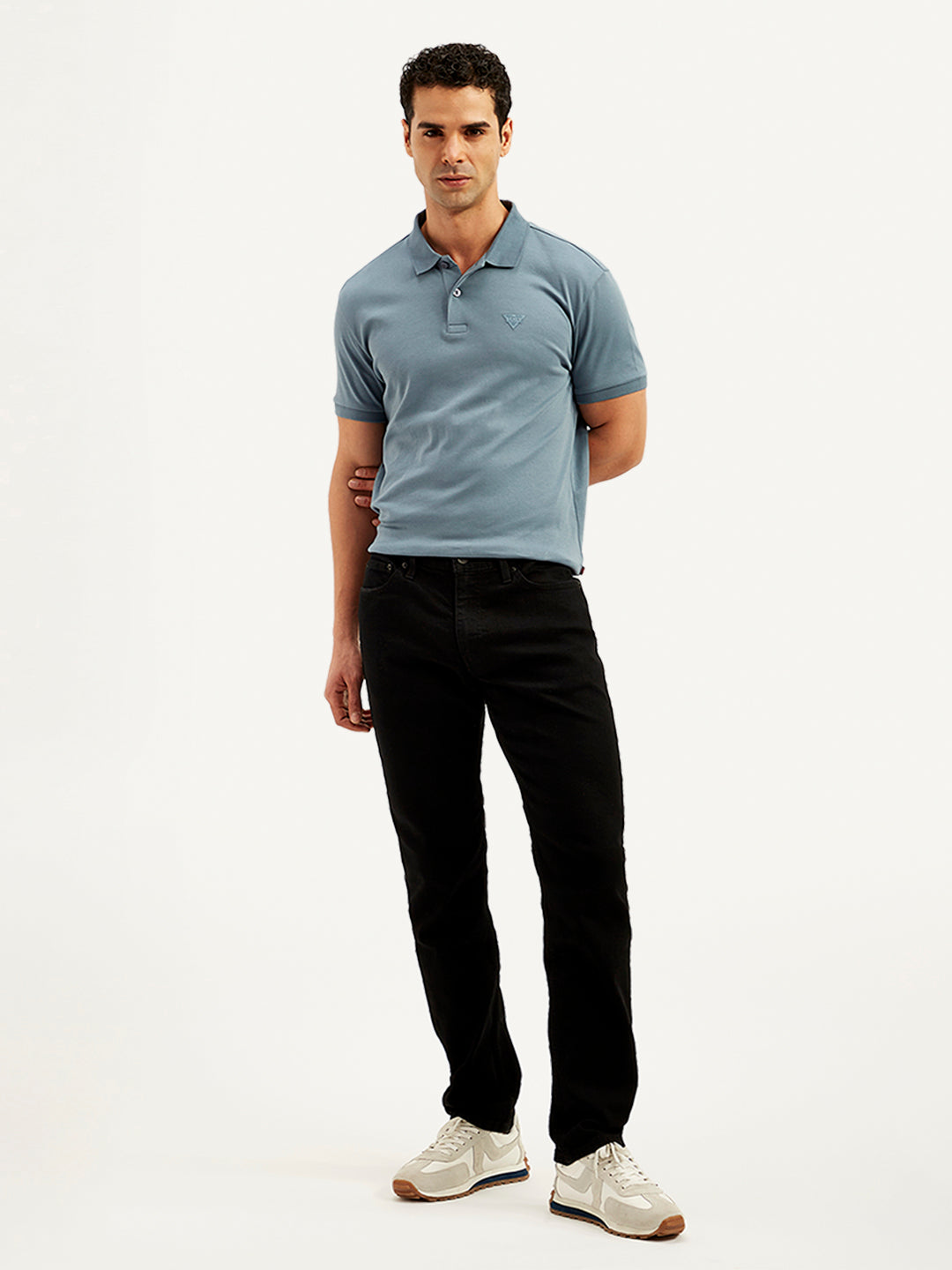 Men's 511 Black Slim Fit Mid Rise Jeans