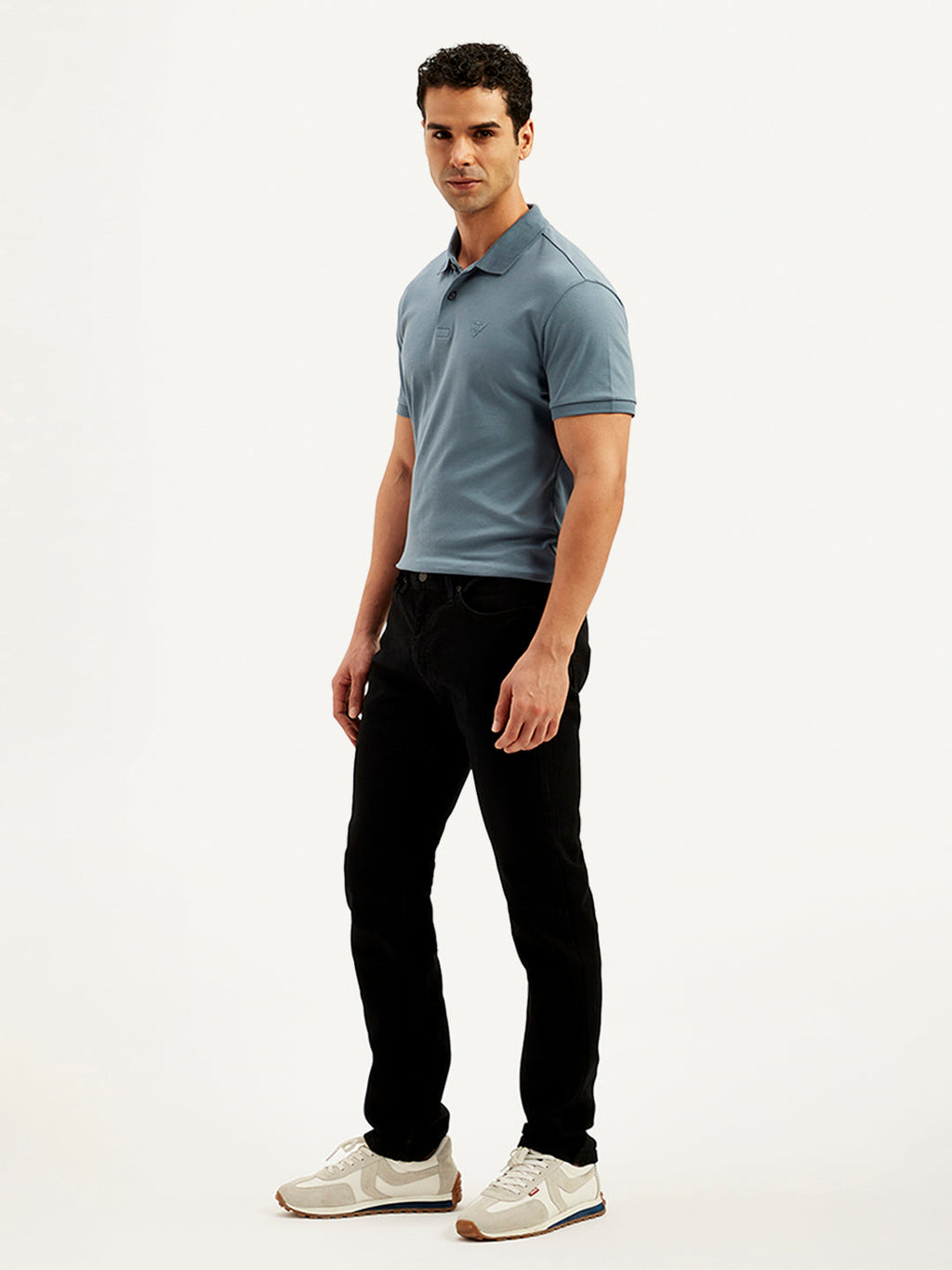 Men's 511 Black Slim Fit Mid Rise Jeans