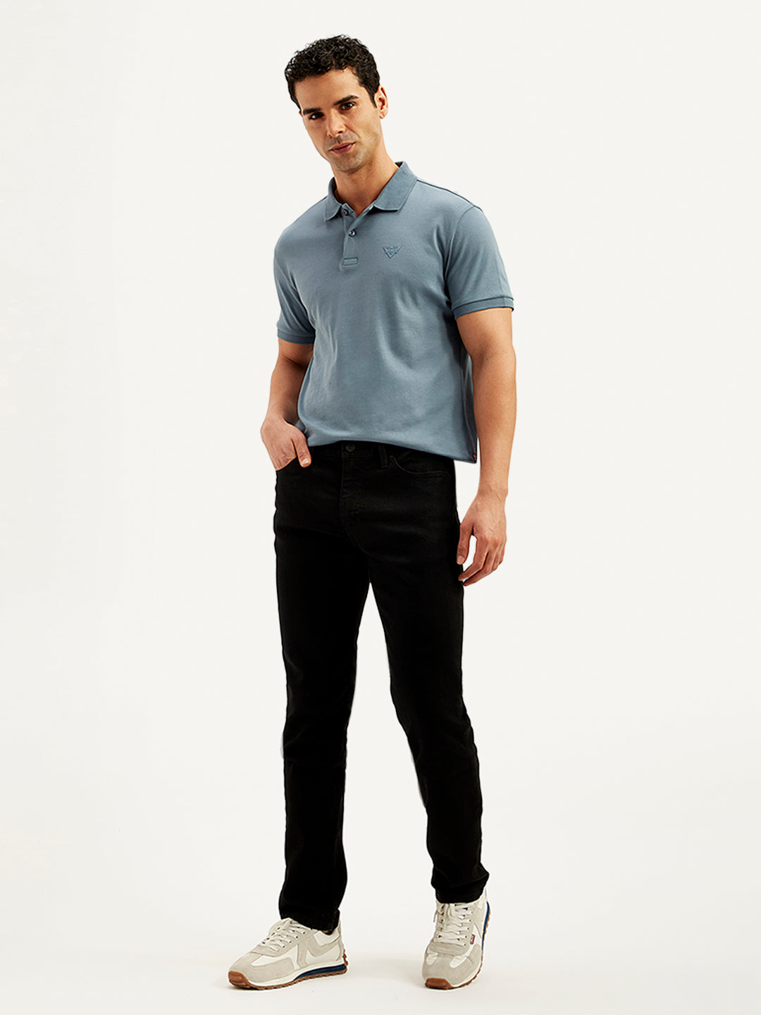 Men's 511 Black Slim Fit Mid Rise Jeans