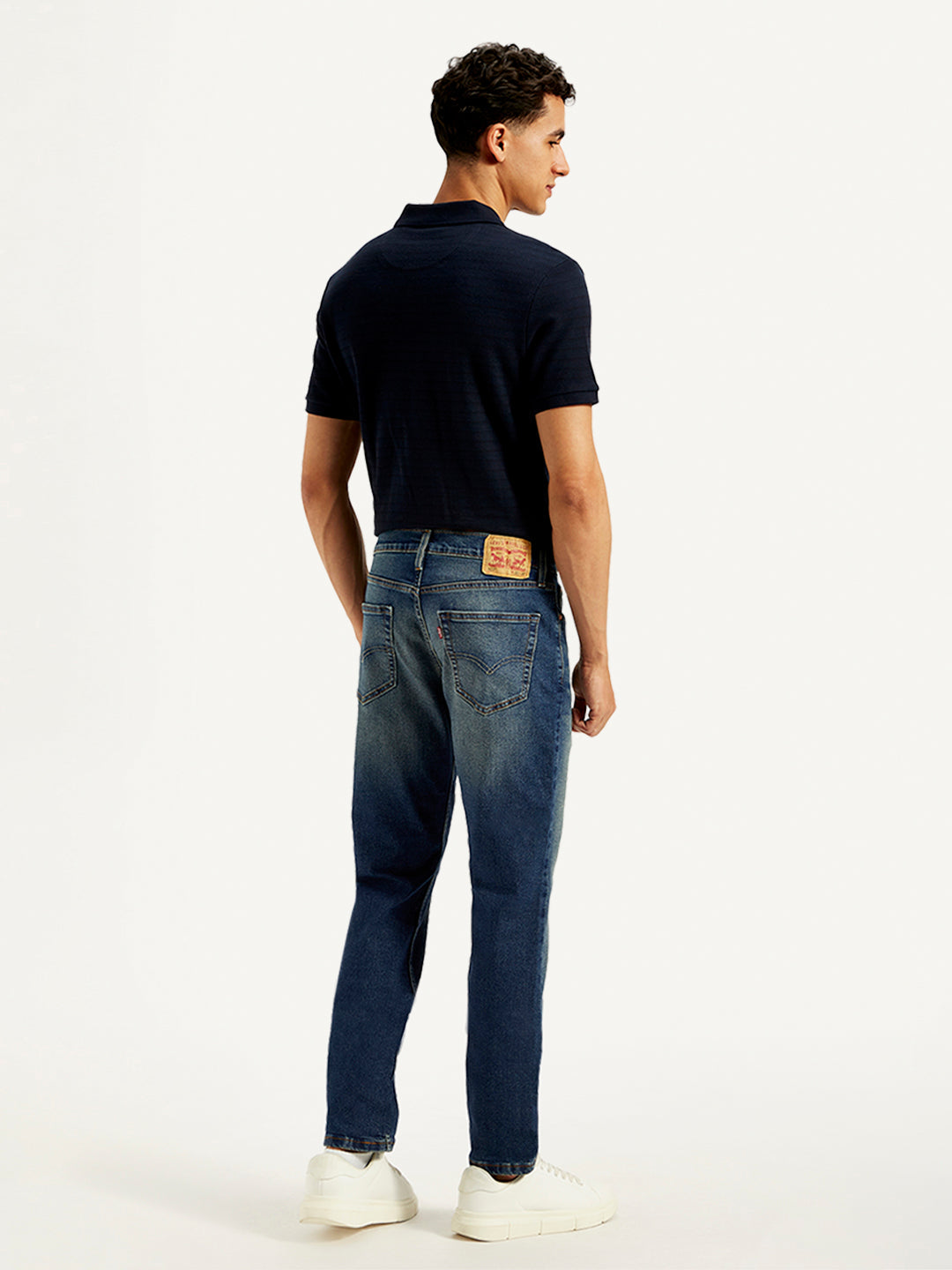 Men's 511 Navy Blue Slim Fit Mid Rise Jeans
