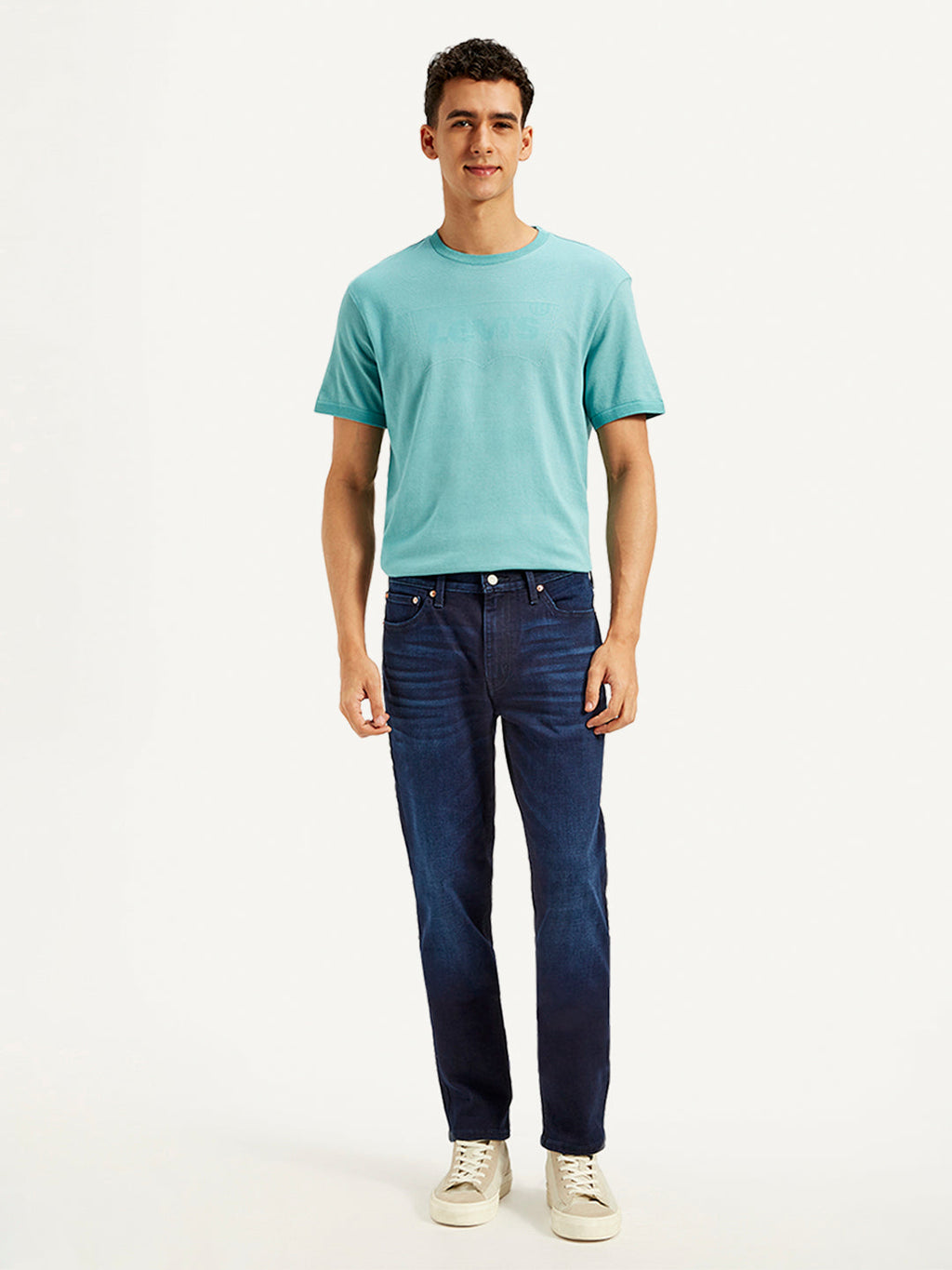 Men's 511 Navy Blue Slim Fit Mid Rise Jeans
