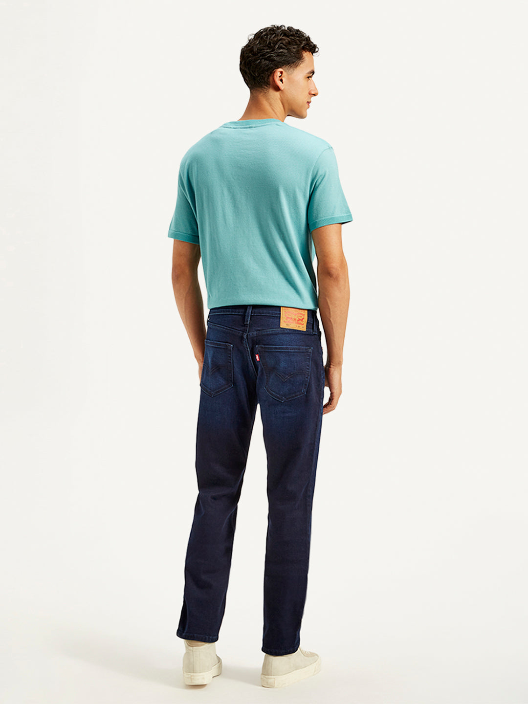 Men's 511 Navy Blue Slim Fit Mid Rise Jeans