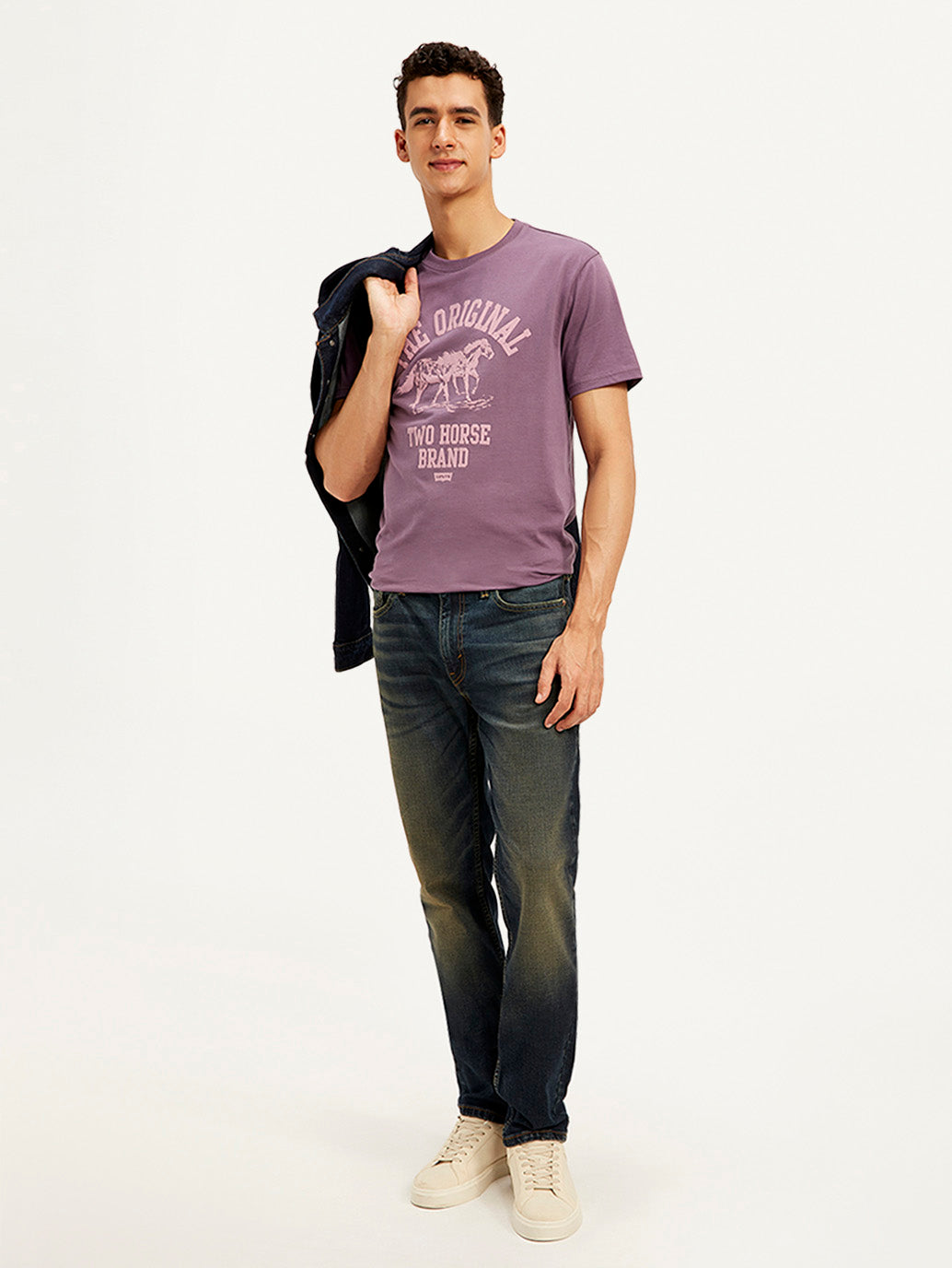 Men's 511 Navy Blue Slim Fit Mid Rise Jeans