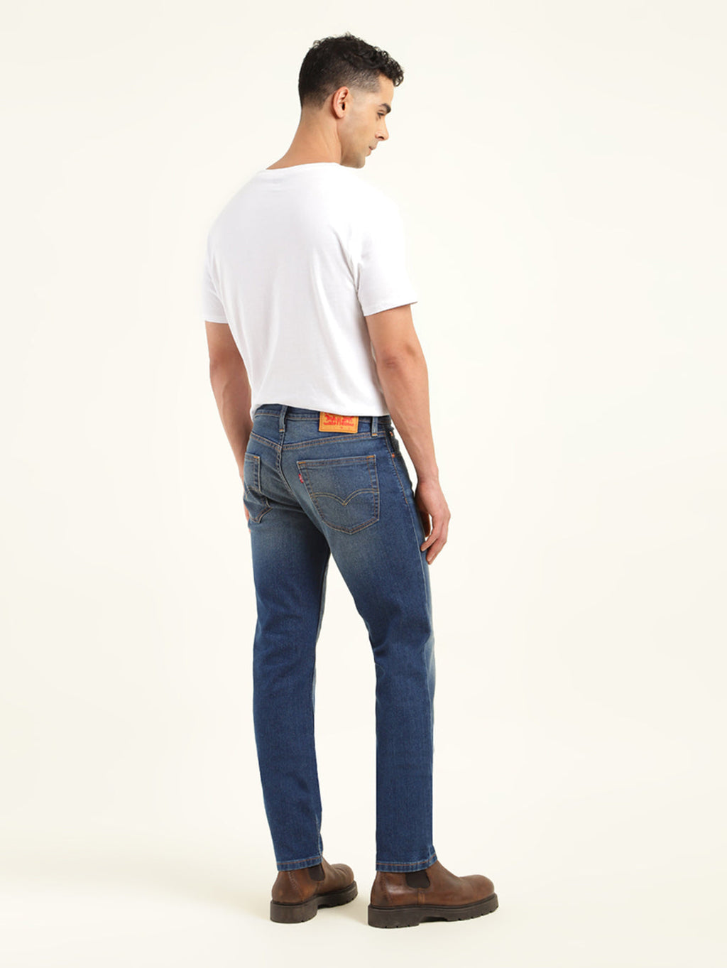 Men's 511 Blue Slim Fit Mid Rise Jeans