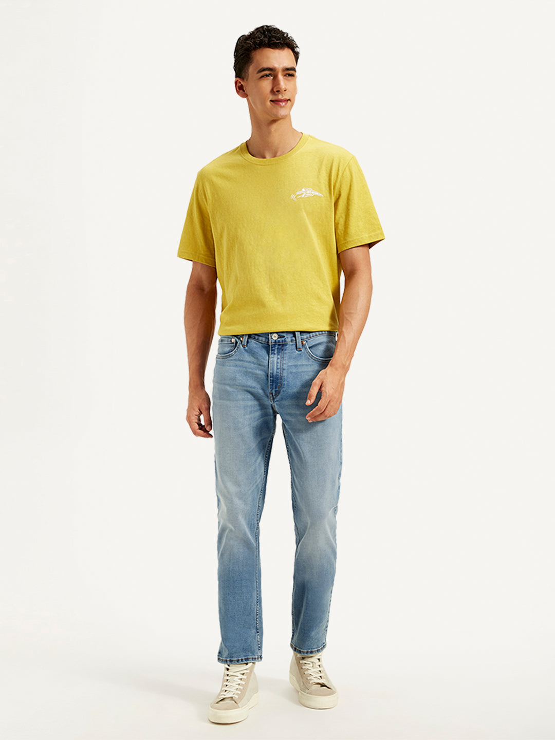 Men's 511 Blue Slim Fit Mid Rise Jeans