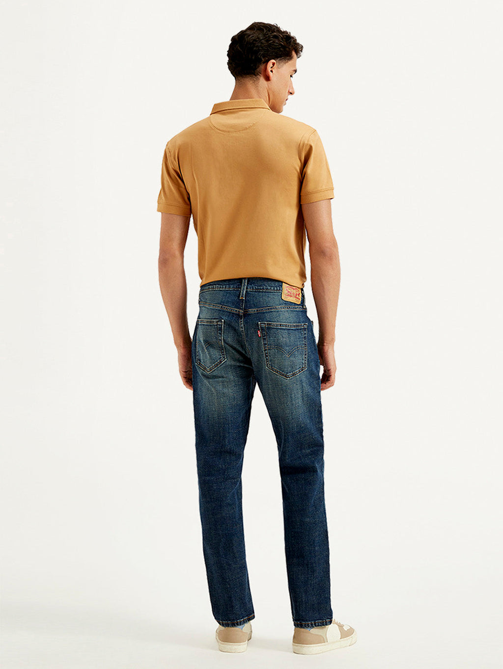 Men's 511 Dark Blue Slim Fit Mid Rise Jeans