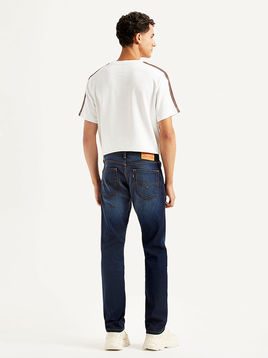 Men's 511 Dark Blue Slim Fit Mid Rise Jeans