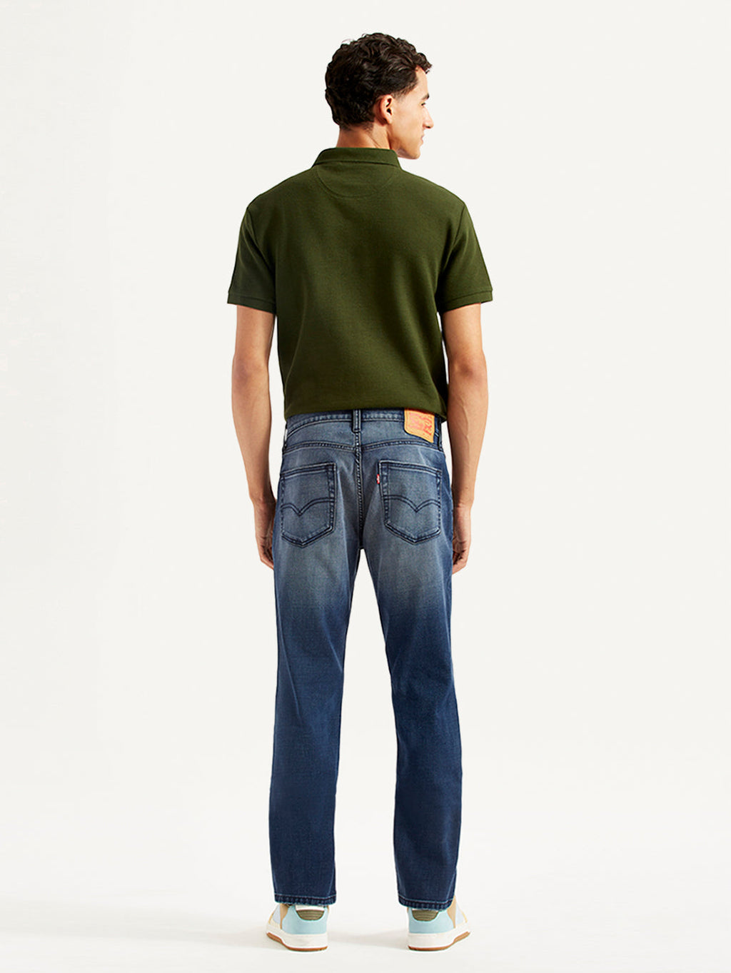 Men's 511 Dark Blue Slim Fit Mid Rise Jeans