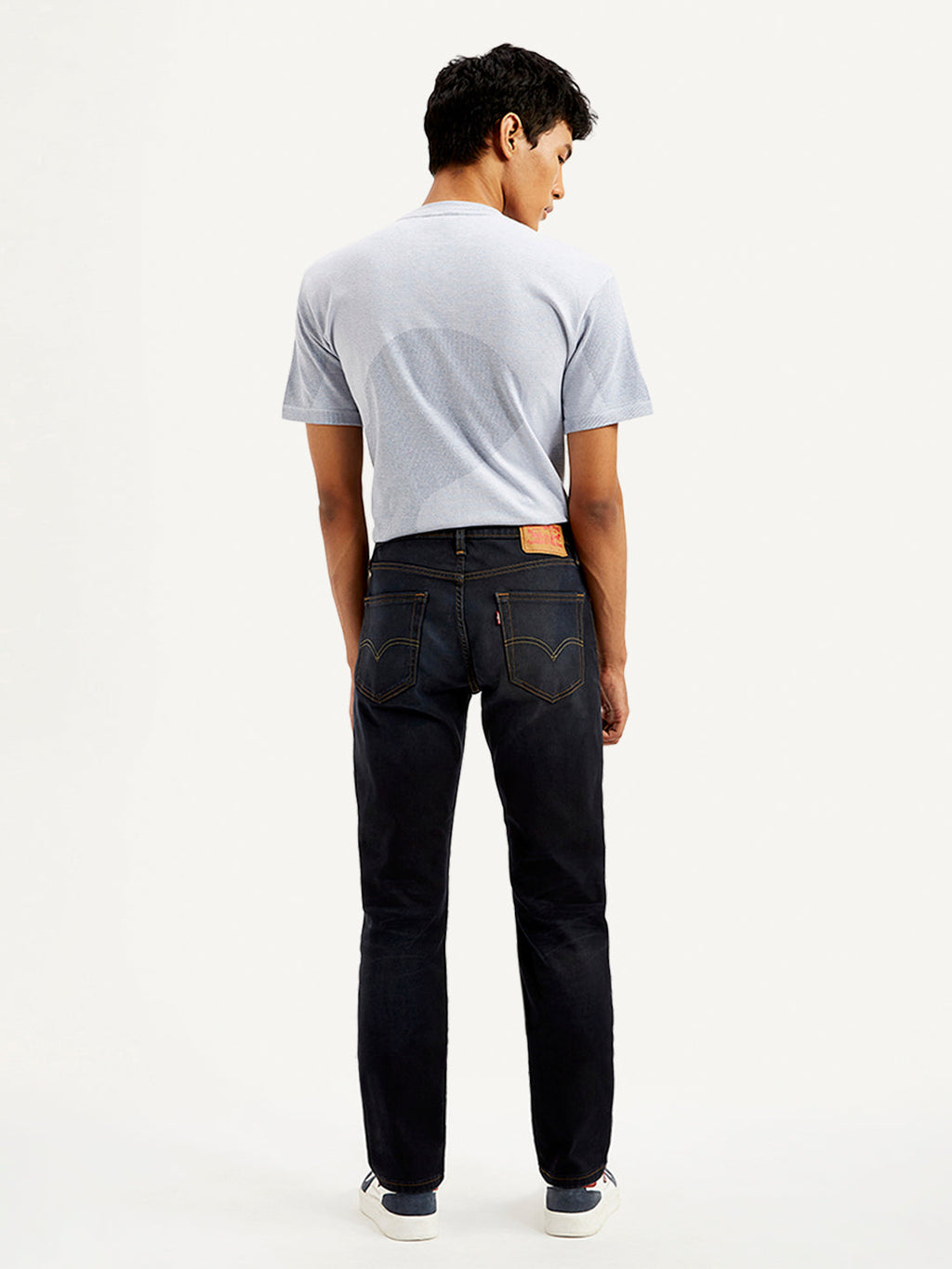Men's 511 Navy Blue Slim Fit Mid Rise Jeans
