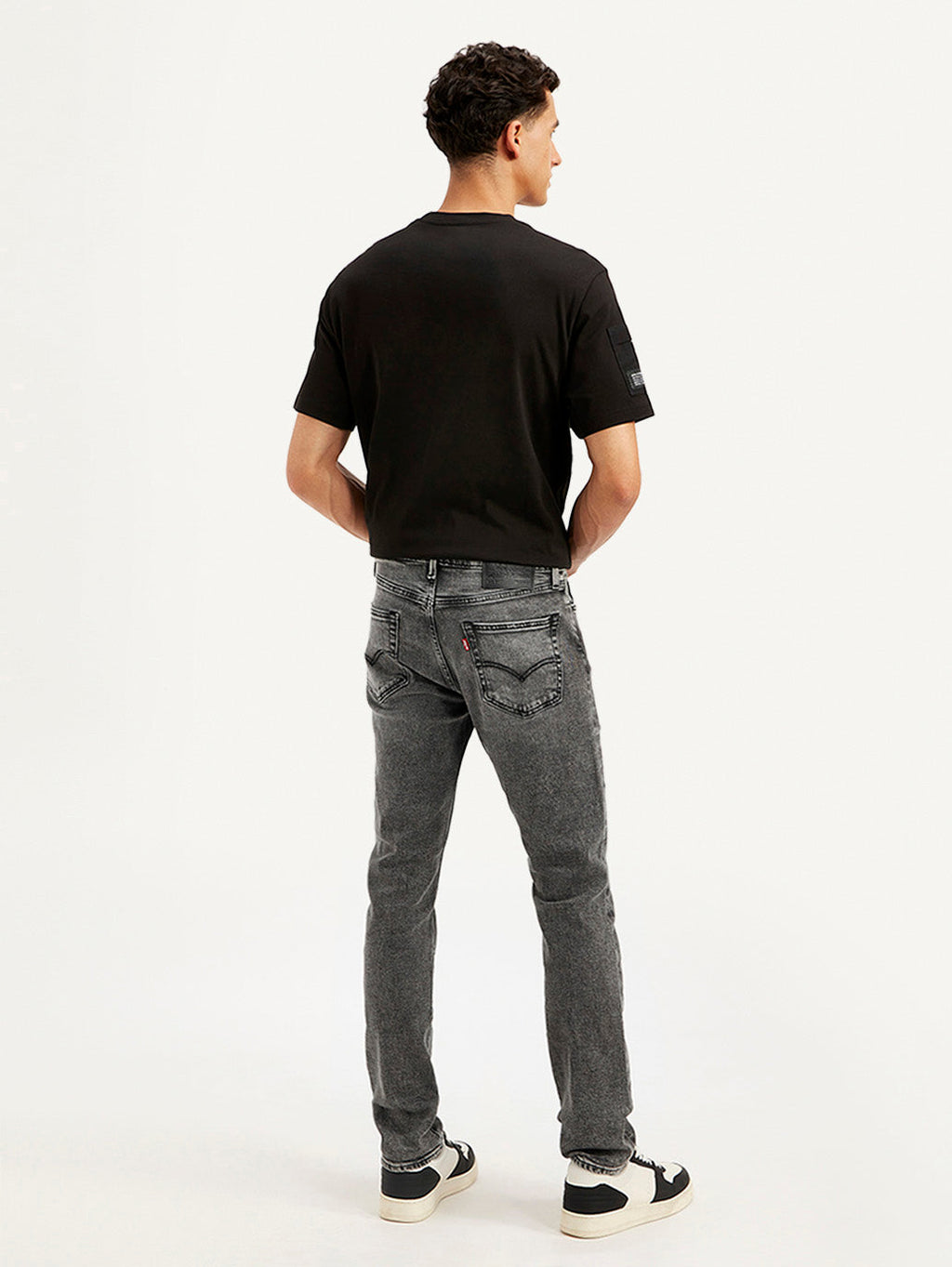 Men's 511 Charcoal Grey Slim Fit Mid Rise Jeans
