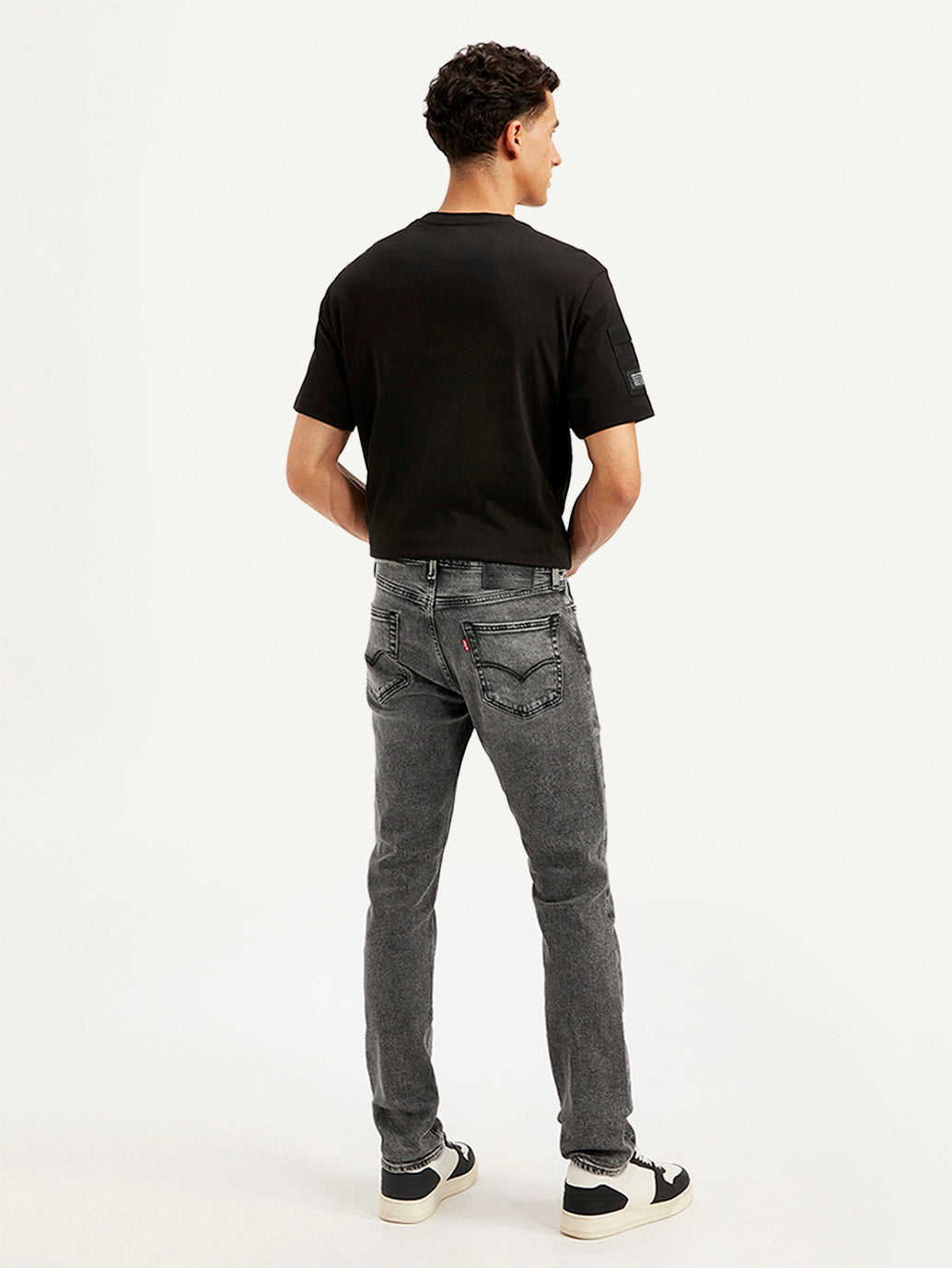 Men's 511 Charcoal Grey Slim Fit Mid Rise Jeans
