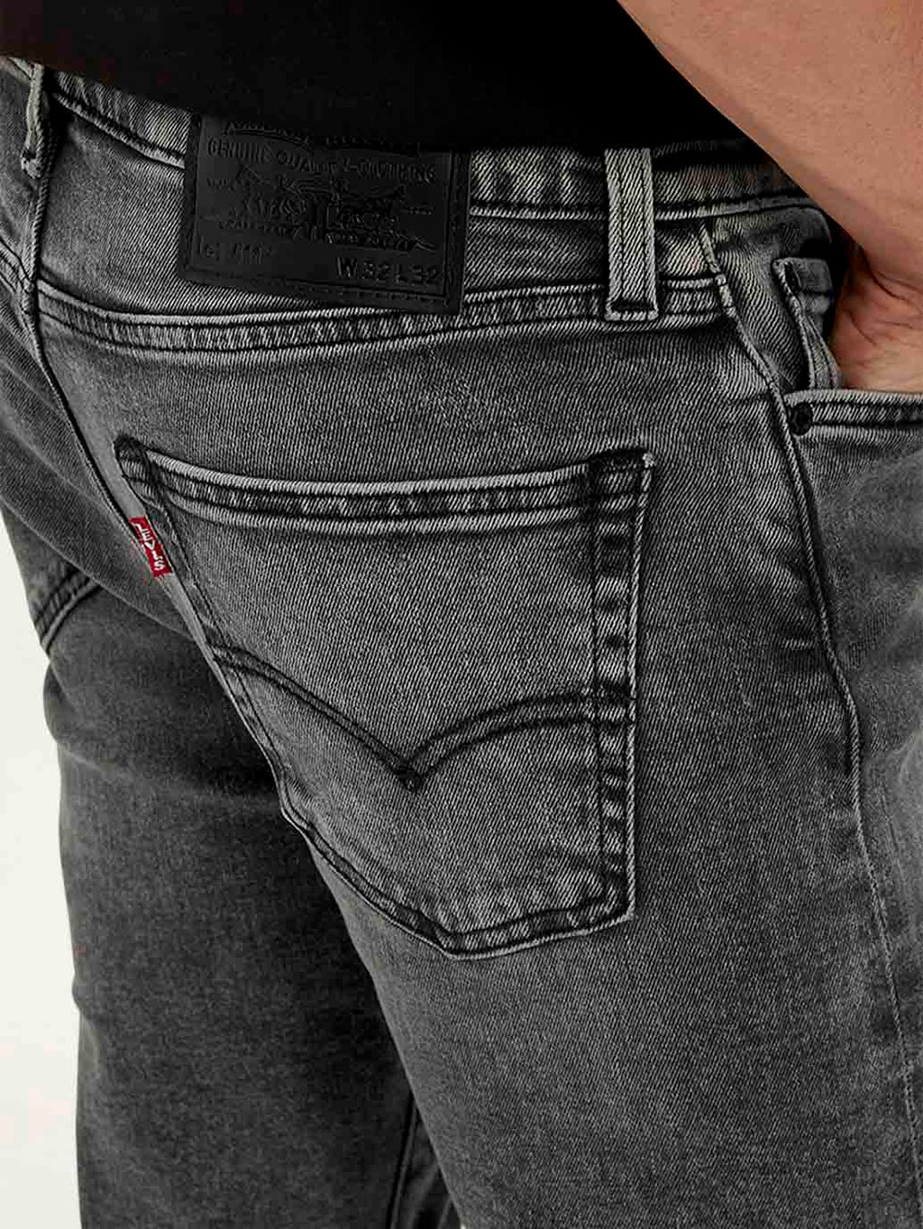 Men's 511 Charcoal Grey Slim Fit Mid Rise Jeans