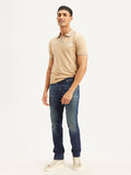 Men's 511 Navy Blue Slim Fit Mid Rise Jeans