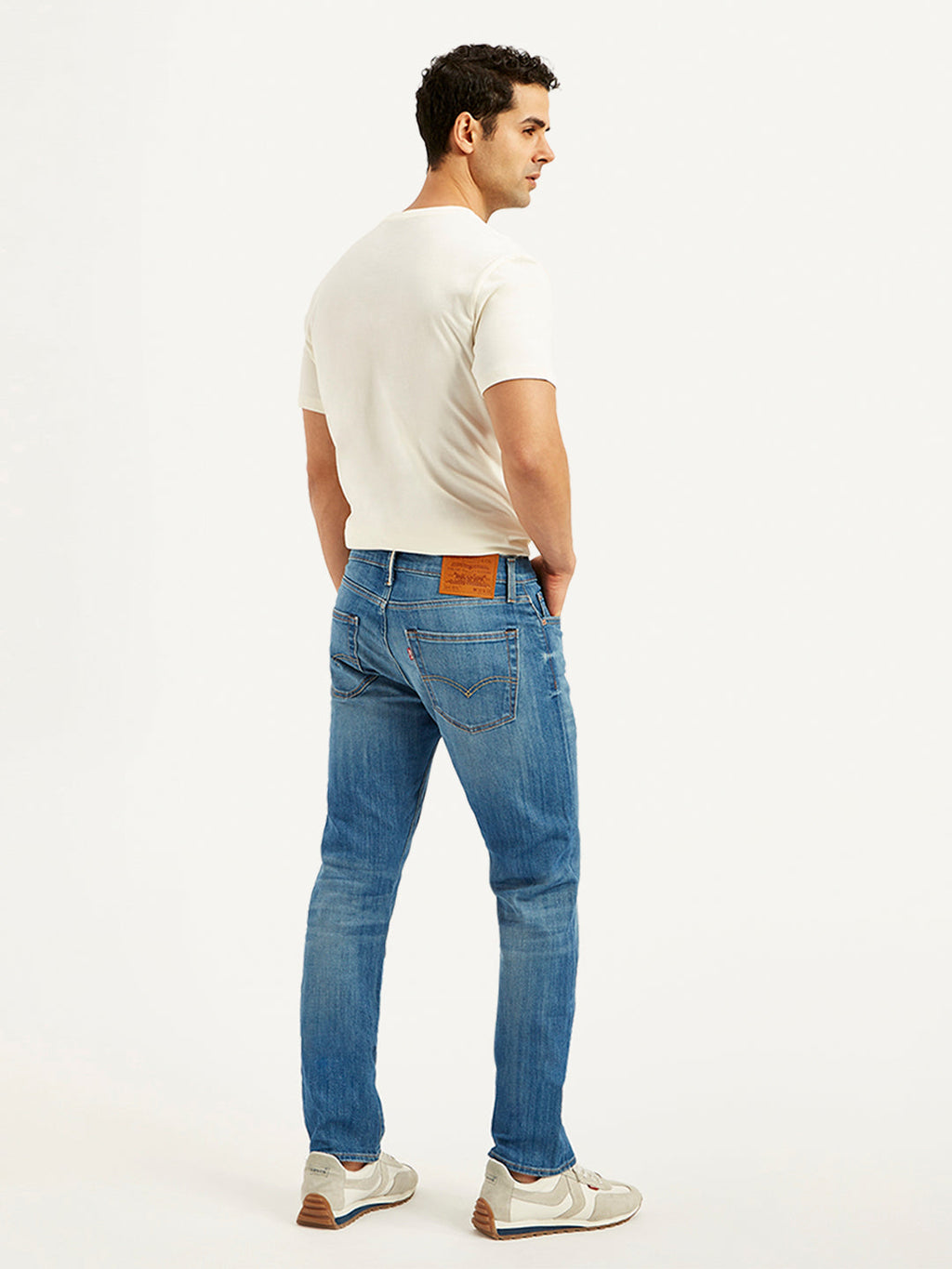 Men's 511 Blue Slim Fit Mid Rise Jeans