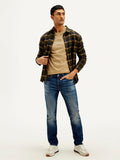 Men's 511 Dark Blue Slim Fit Mid Rise Jeans