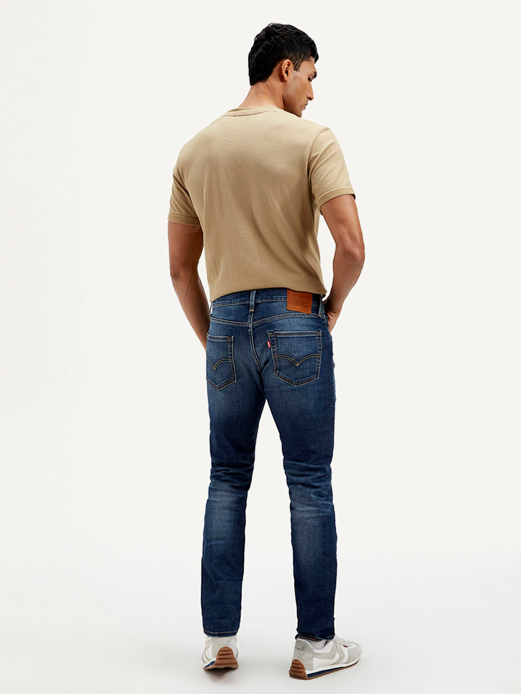 Men's 511 Dark Blue Slim Fit Mid Rise Jeans