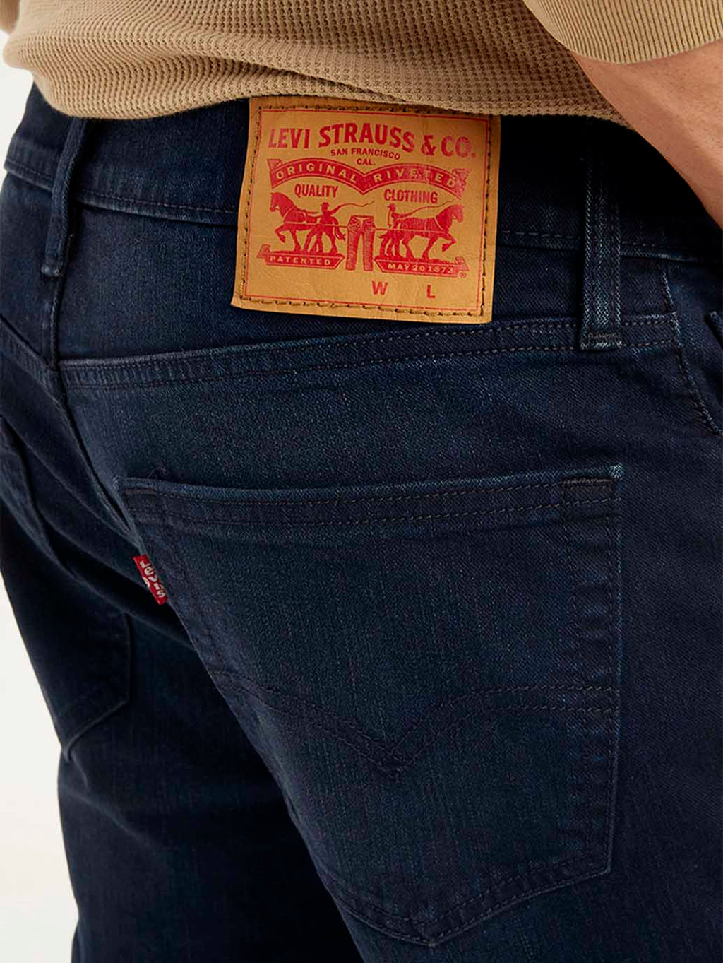 Men's 511 Navy Blue Slim Fit Mid Rise Jeans
