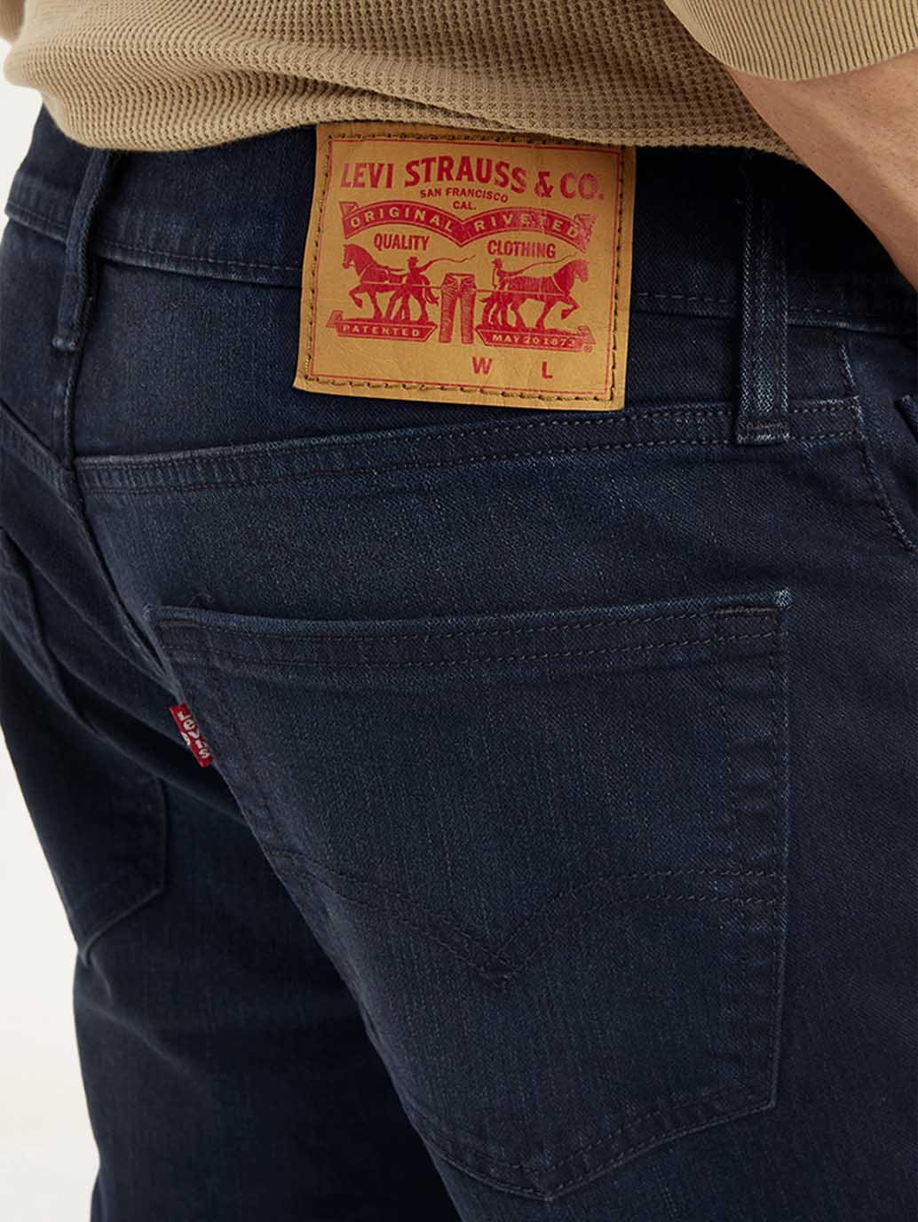 Men's 511 Navy Blue Slim Fit Mid Rise Jeans