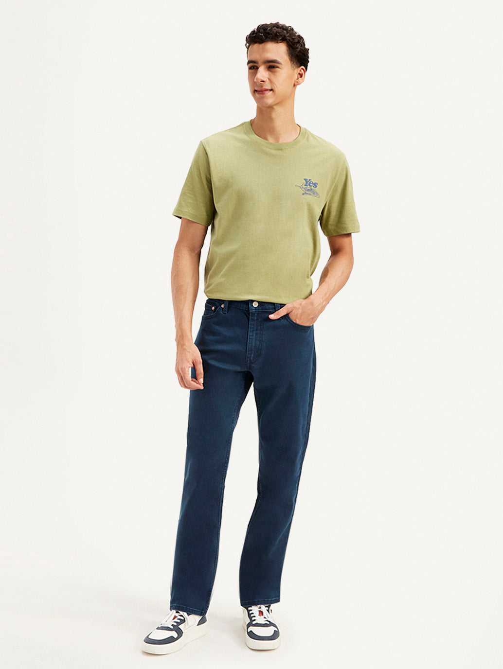 Men's 511 Dark Blue Slim Fit Mid Rise Jeans