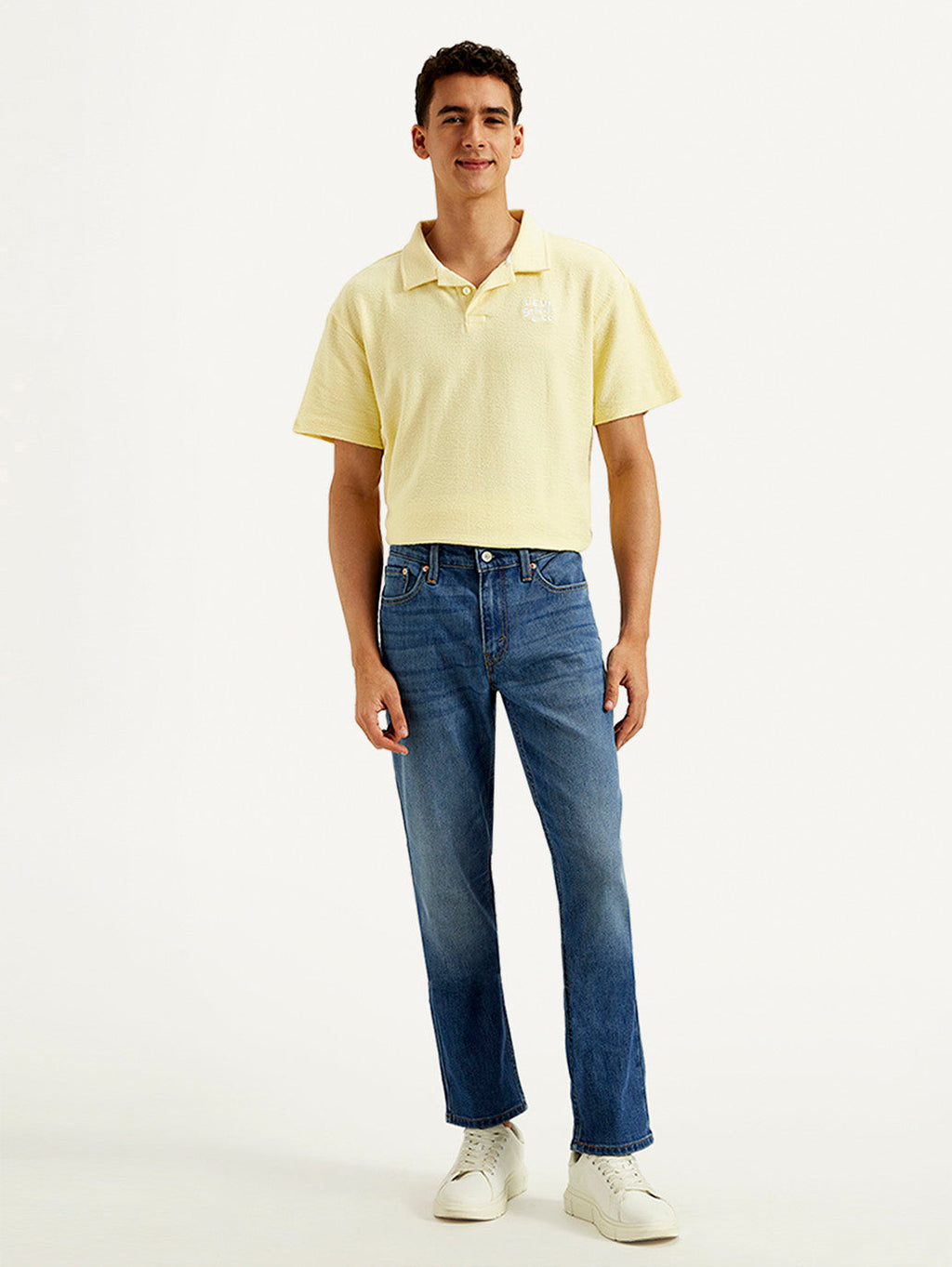Men's 511 Blue Slim Fit Mid Rise Jeans