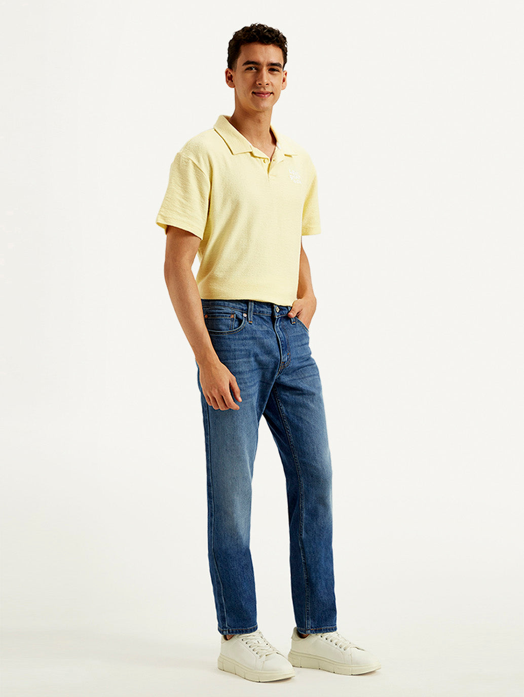 Men's 511 Blue Slim Fit Mid Rise Jeans