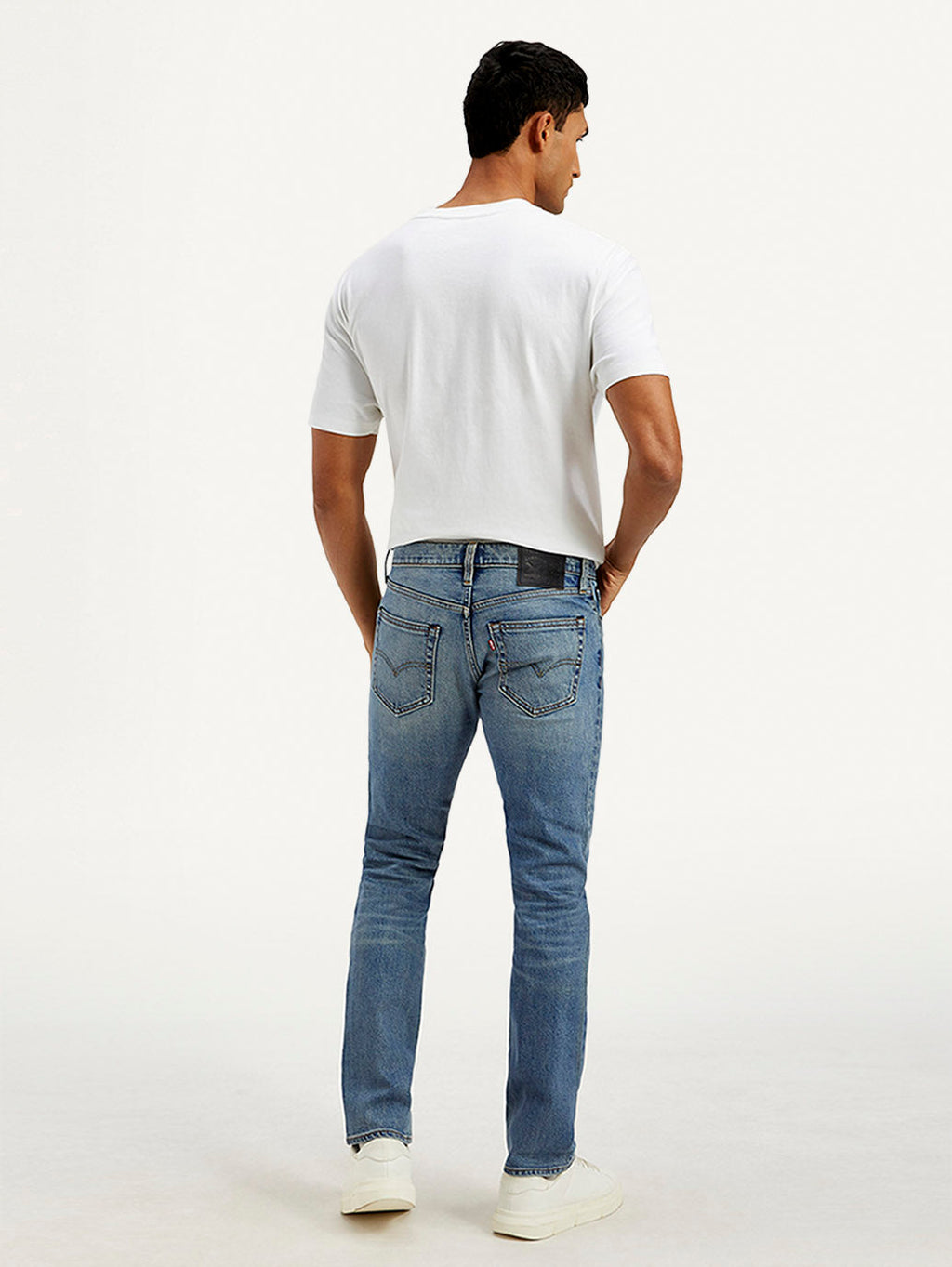 Men's 511 Blue Slim Fit Mid Rise Jeans