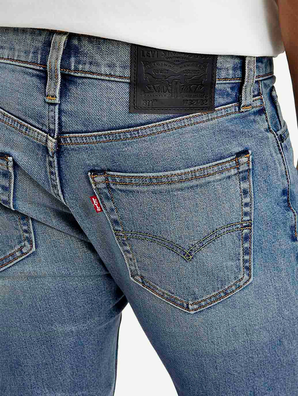 Men's 511 Blue Slim Fit Mid Rise Jeans