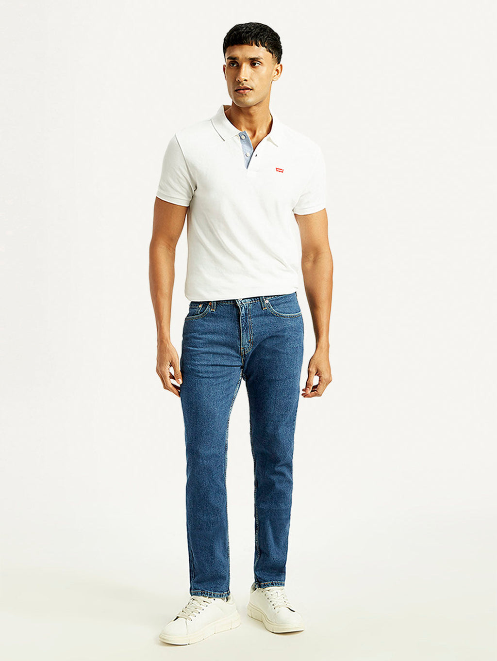 Men's 511 Blue Slim Fit Mid Rise Jeans