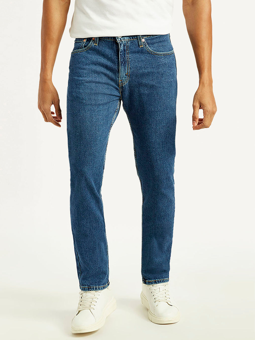 Men's 511 Blue Slim Fit Mid Rise Jeans