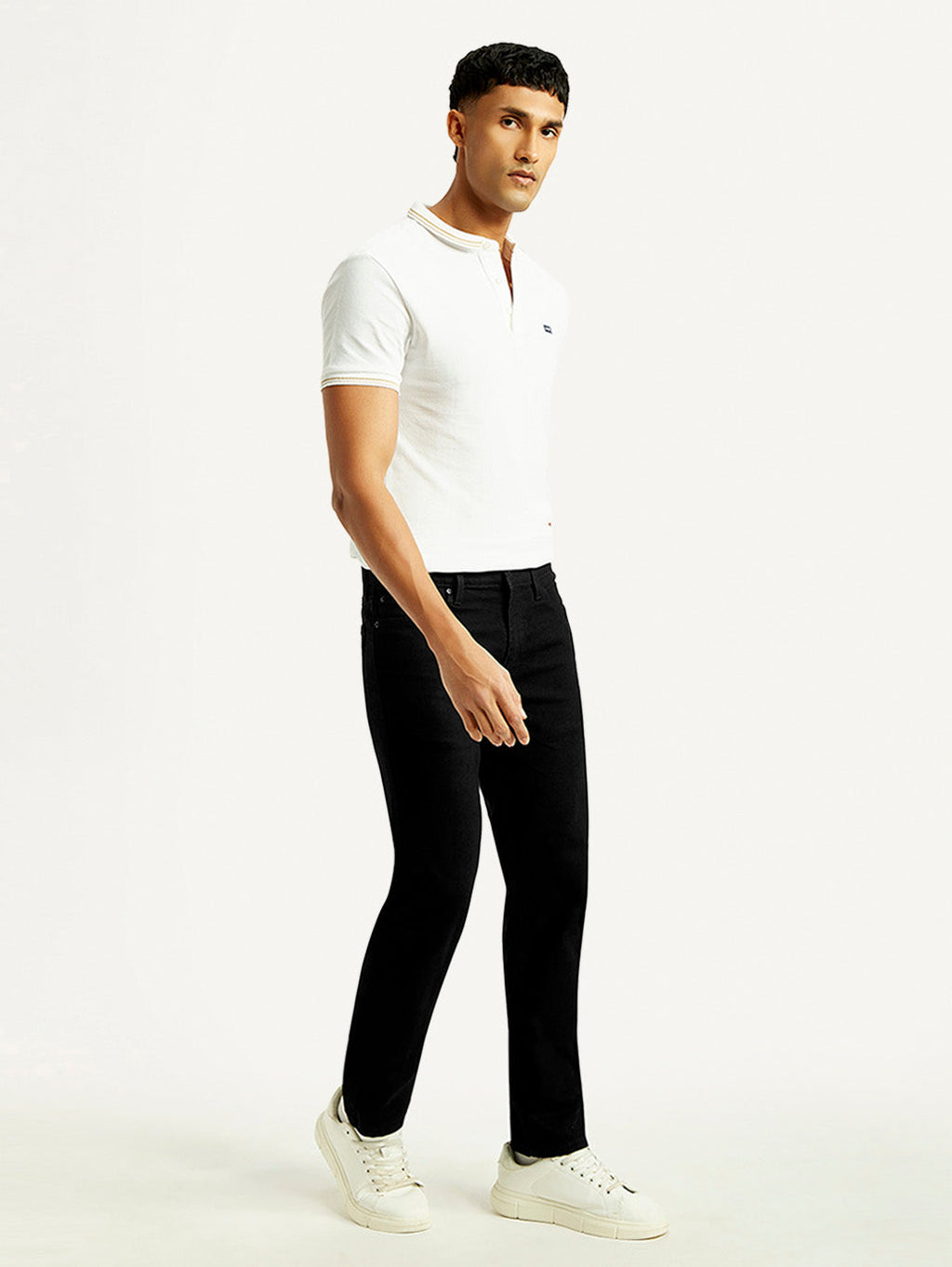 Men's 511 Black Slim Fit Mid Rise Jeans