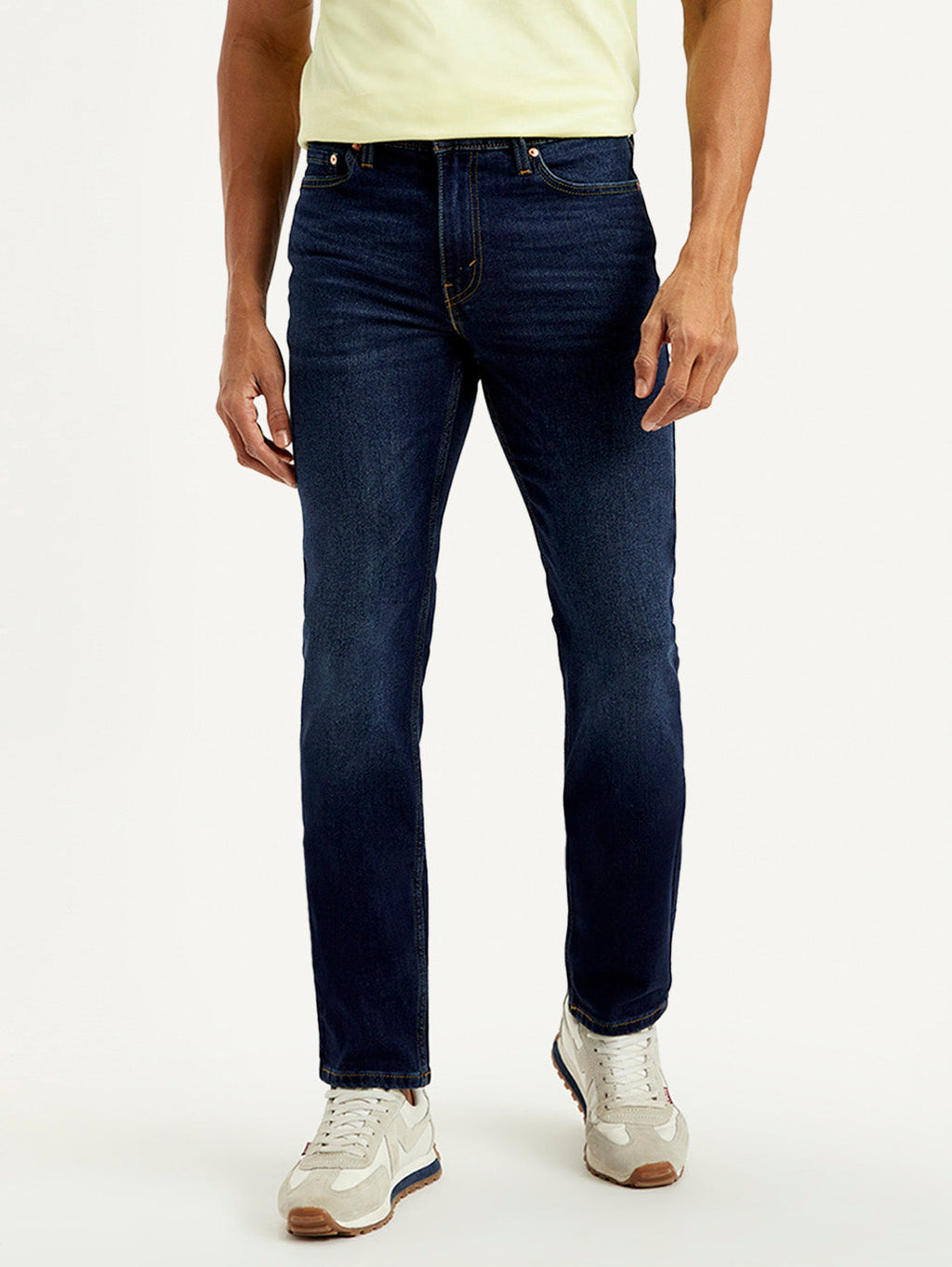 Men's 511 Navy Slim Fit Mid Rise Jeans