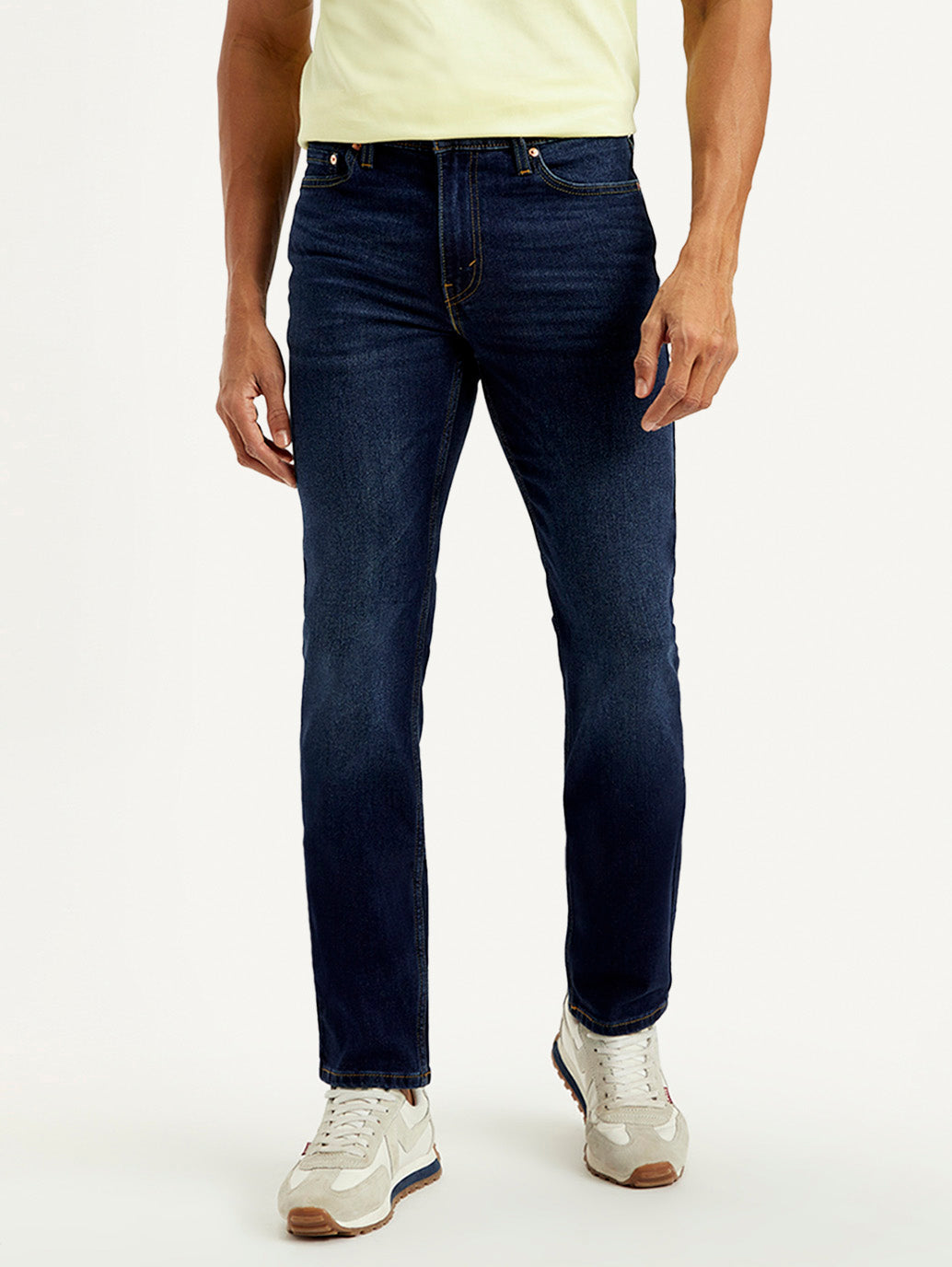 Men's 511 Navy Slim Fit Mid Rise Jeans