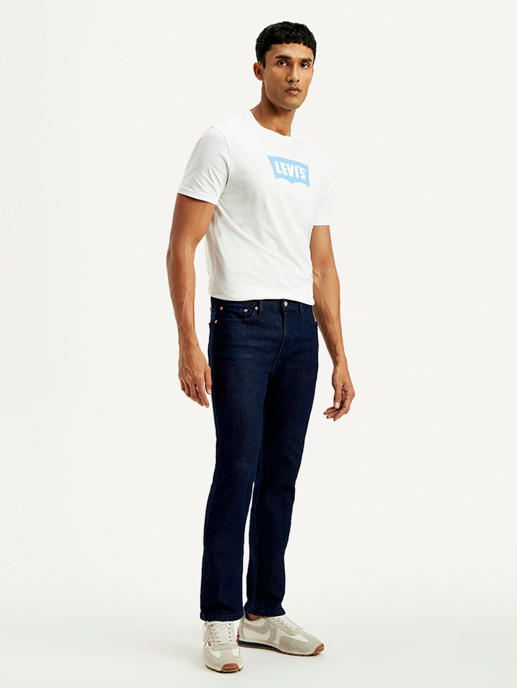 Men's 511 Navy Slim Fit Mid Rise Jeans