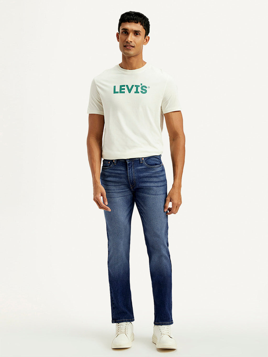 Men's 511 Blue Slim Fit Mid Rise Jeans