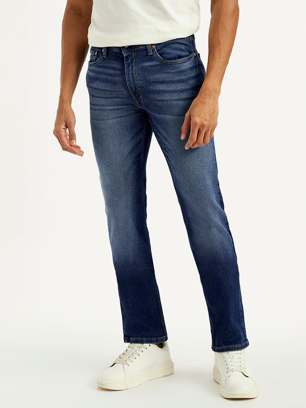 Men's 511 Blue Slim Fit Mid Rise Jeans