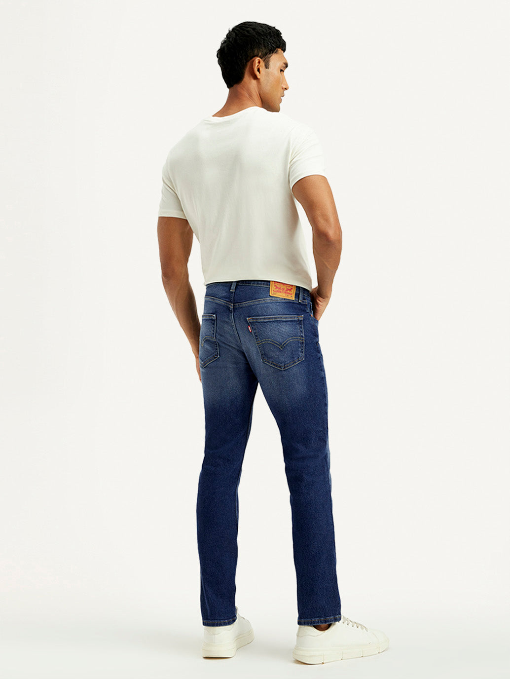 Men's 511 Blue Slim Fit Mid Rise Jeans