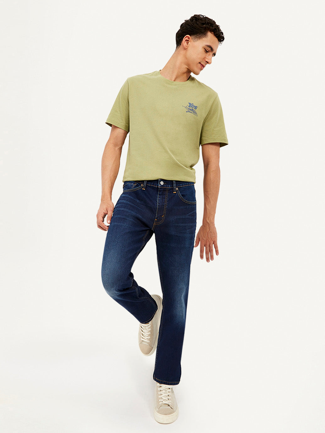 Men's 511 Dark Blue Slim Fit Mid Rise Jeans