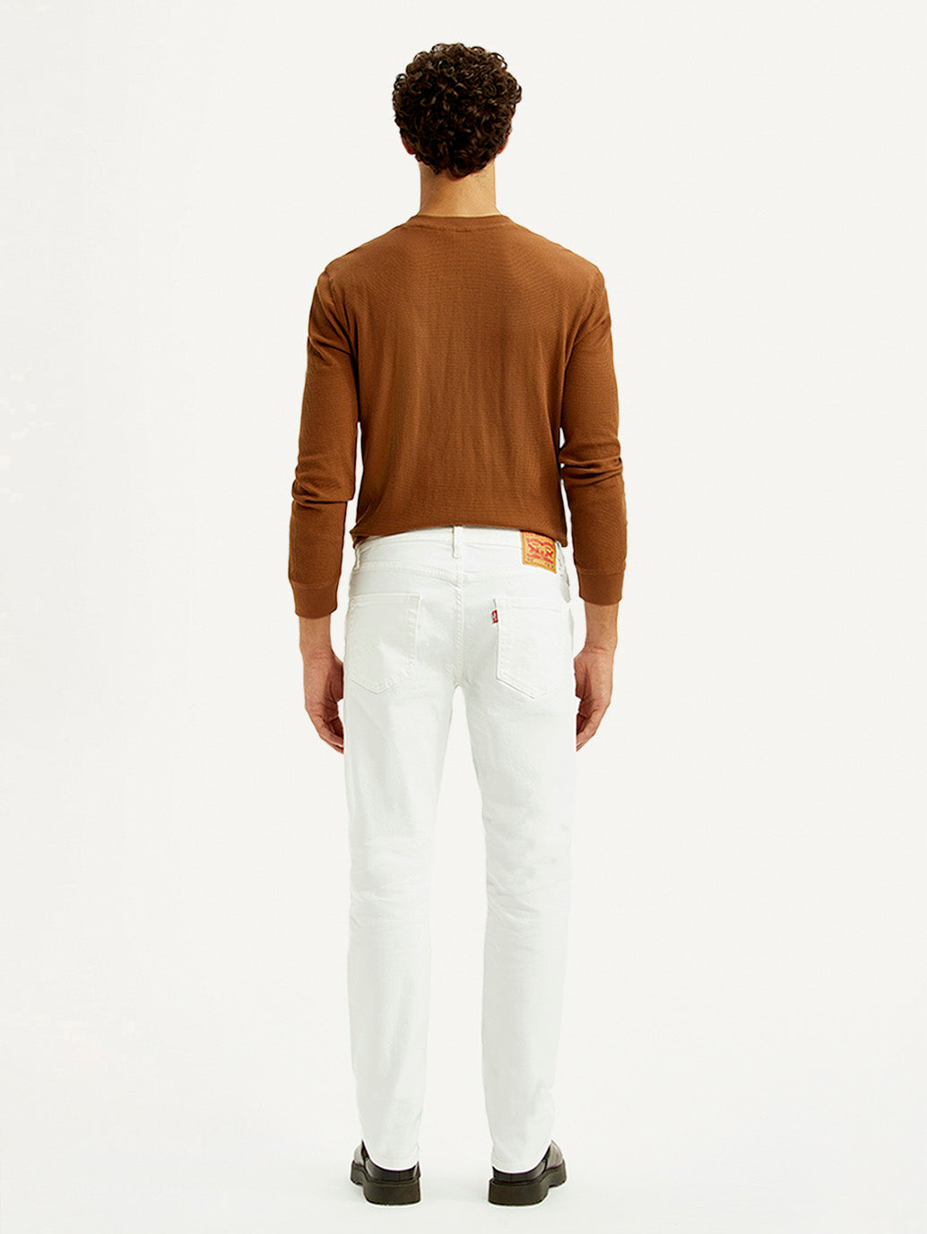 Men's 511 White Slim Fit Mid Rise Jeans